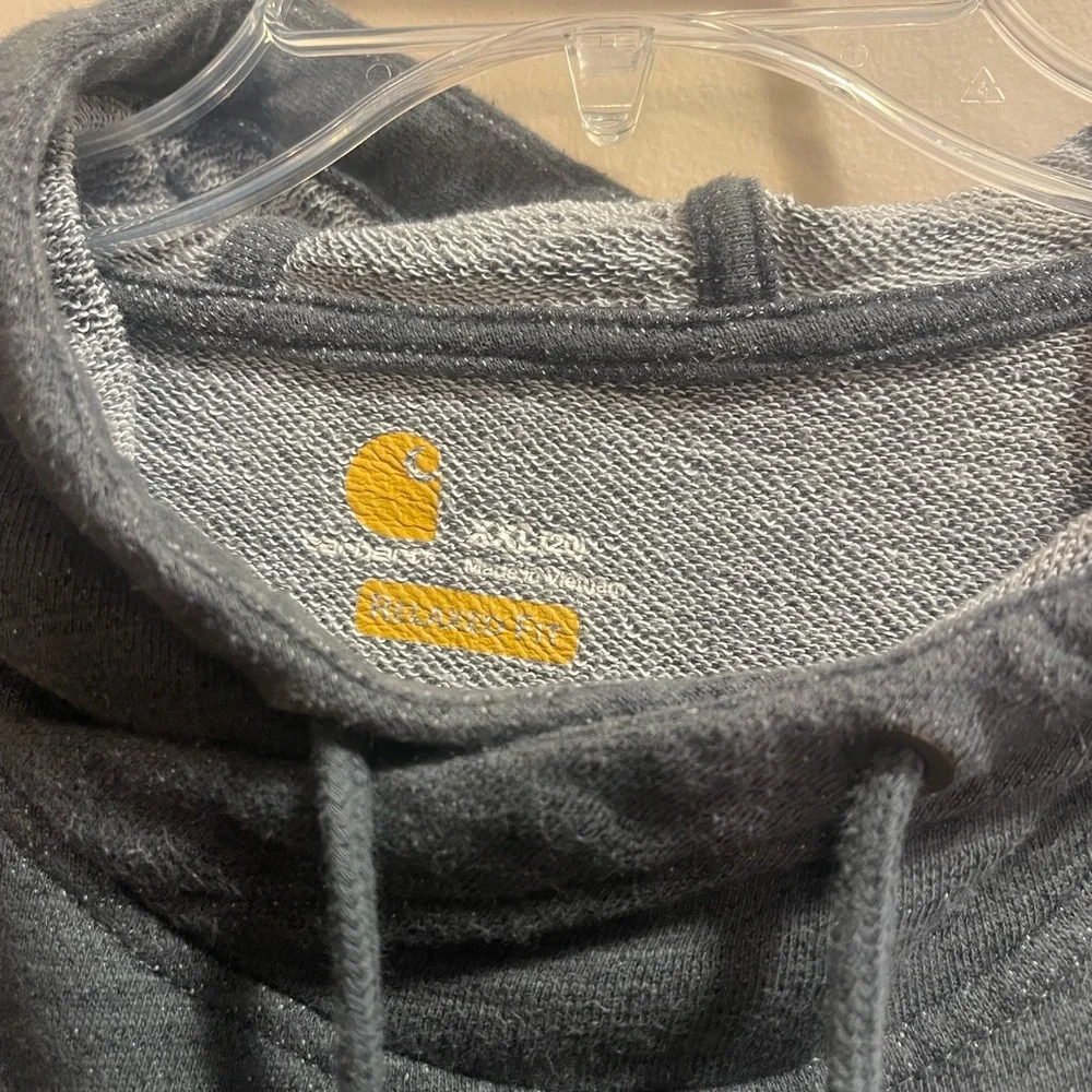 Carhartt Women's Green Hoodie - Picture 4 of 4